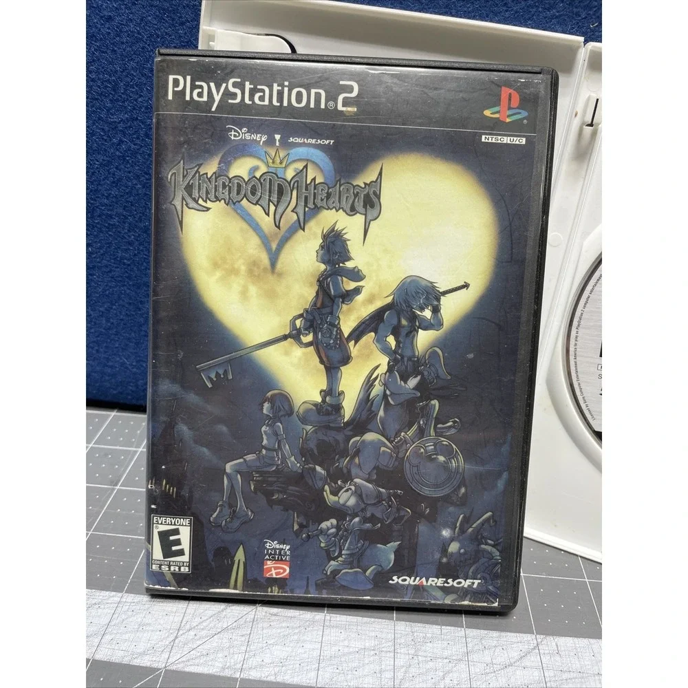 Kingdom Hearts & Kingdom Hearts2 Play Station 2 Disney Squaresoft PS2 Not Tested